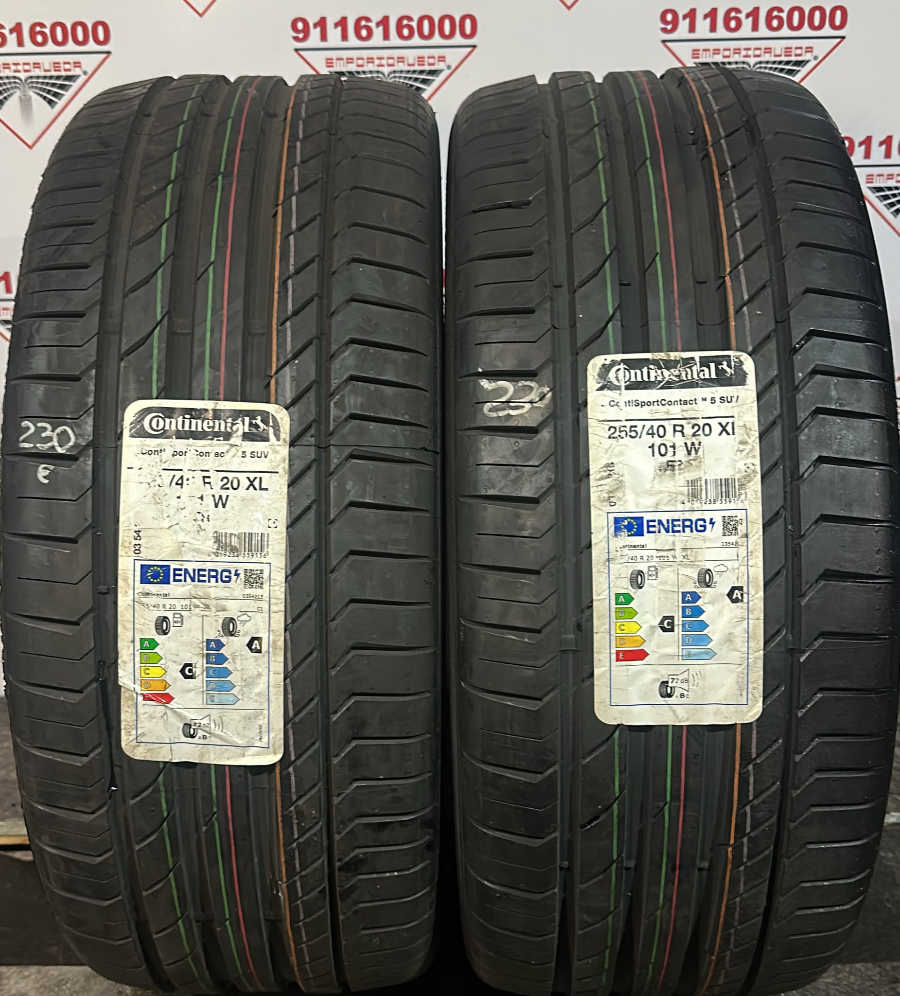 CONTINENTAL CONTISPORTCONTACT5 USADO PREMIUM  255/40 R20 101 W